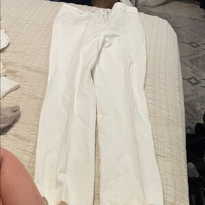 White House Black Market Women's White Trousers